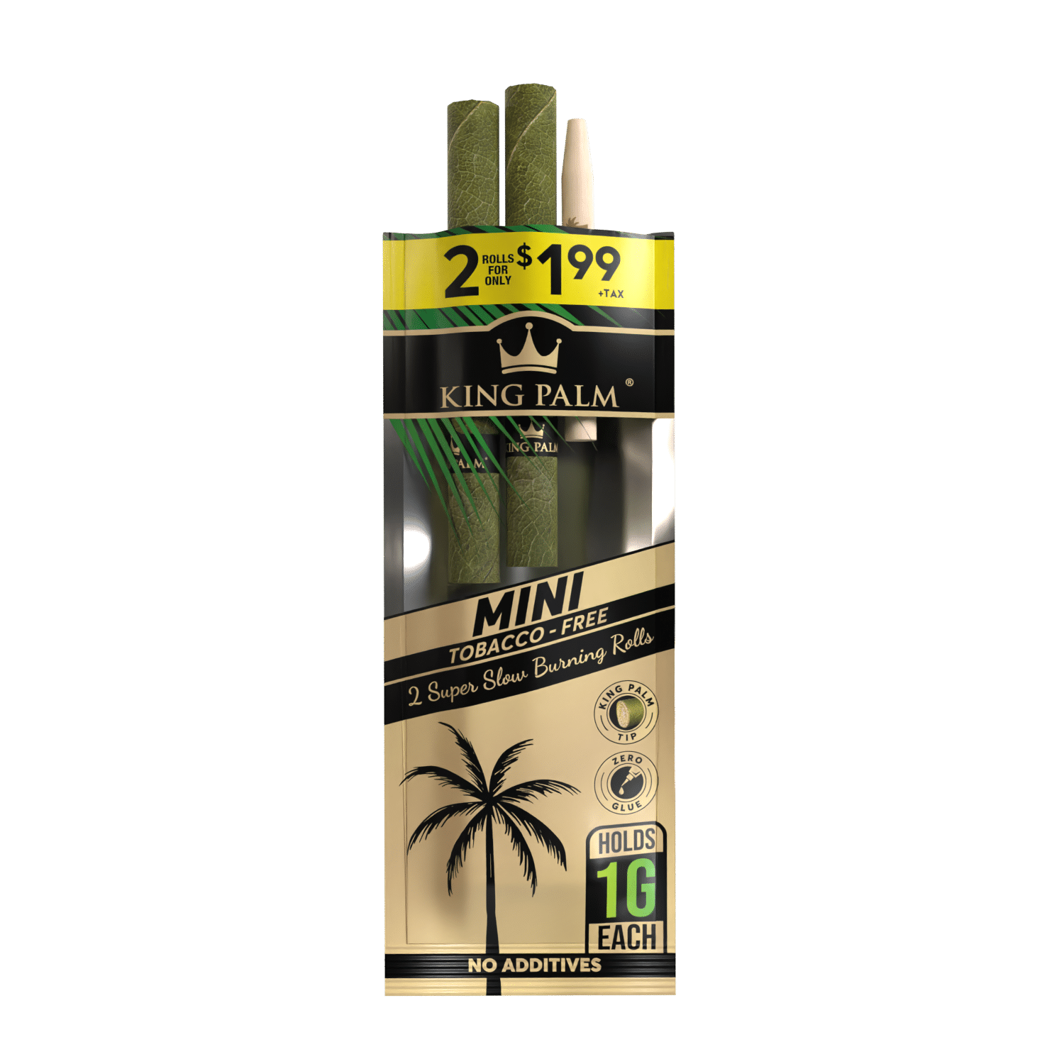 Photograph of product: King Palm Mini Size - Natural Flavor 2pk