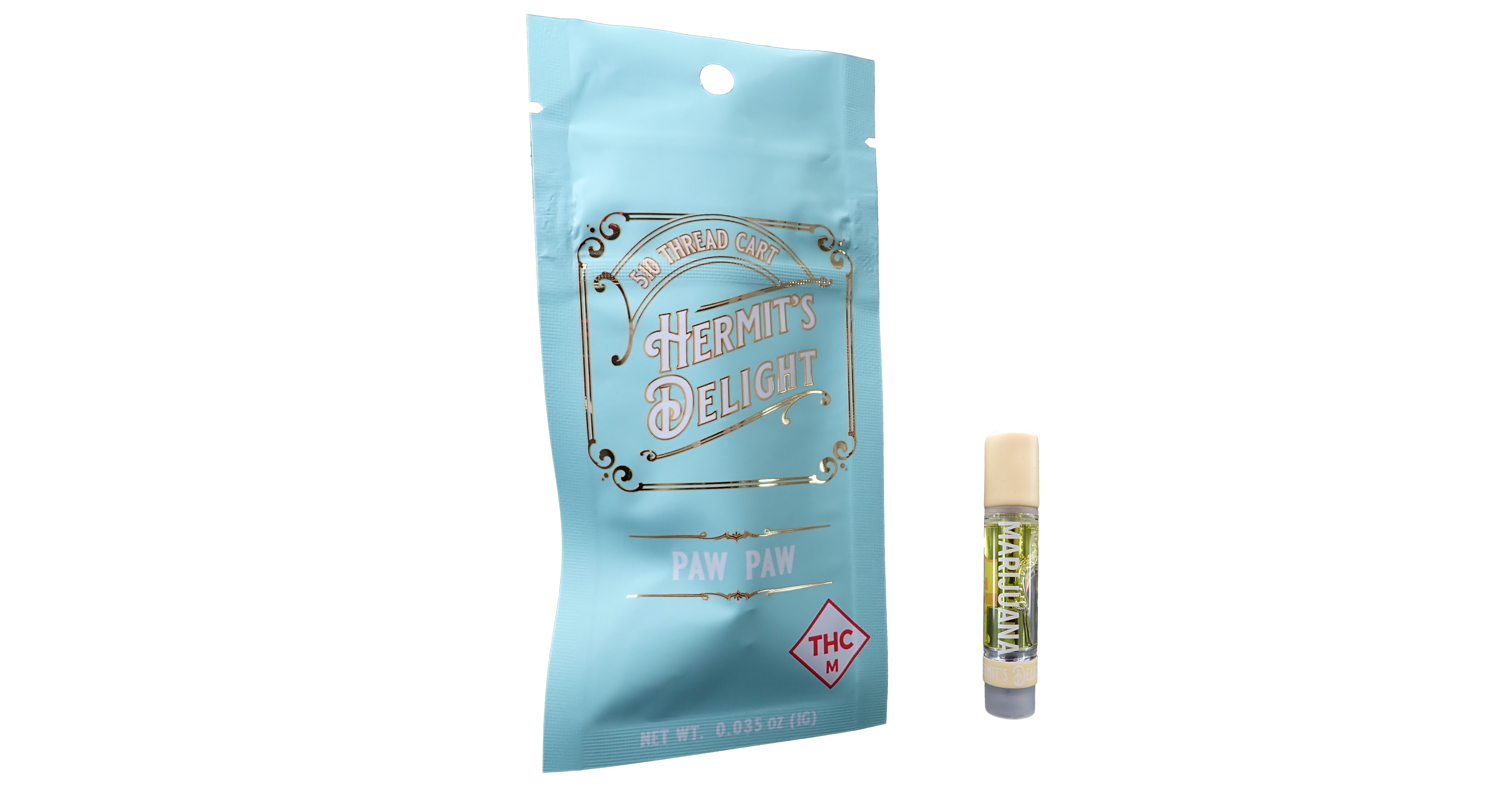 Photograph of product: Paw Paw (H) - Hermit's Delight - 1g Vape Cart