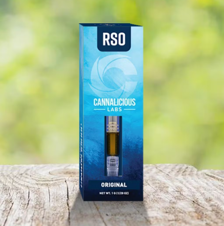 Photograph of product: Cannalicious RSO - Original - 1g Dart