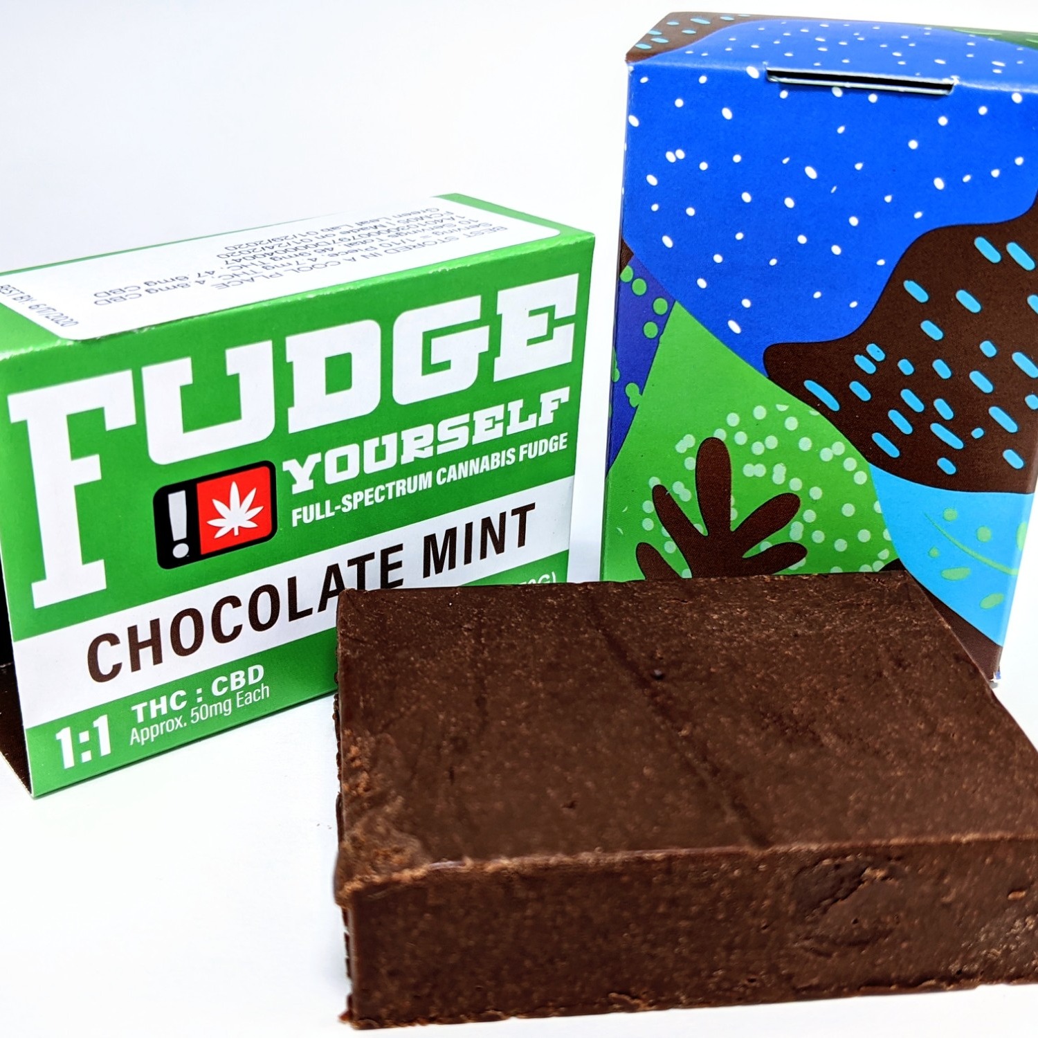 Photograph of product: fudge LMJ  Chocolate Mint 1:1 CBD TH-oui