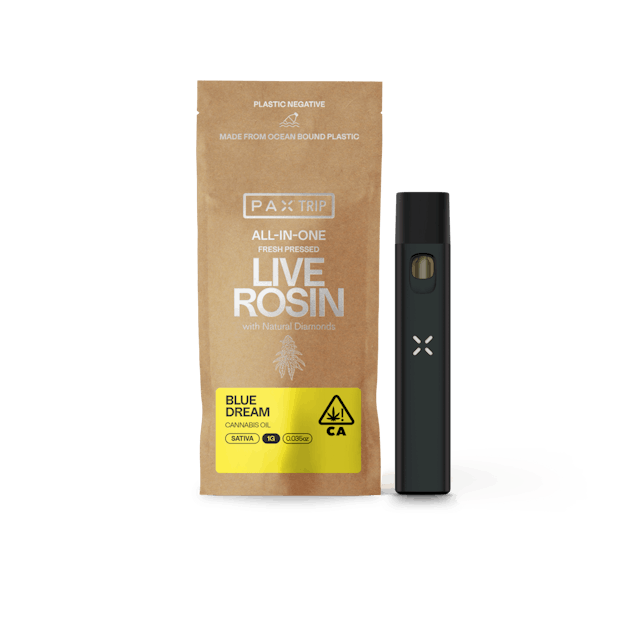 Photograph of product: Blue Dream | 1G Fresh Pressed Live Rosin Disposable