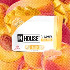 Photograph of product: Peach Mango Fast Acting Gummies | 100mg | In House