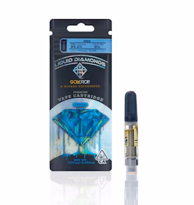 Photograph of product: Gold drop GMO Oui'd Liquid Diamonds Cart