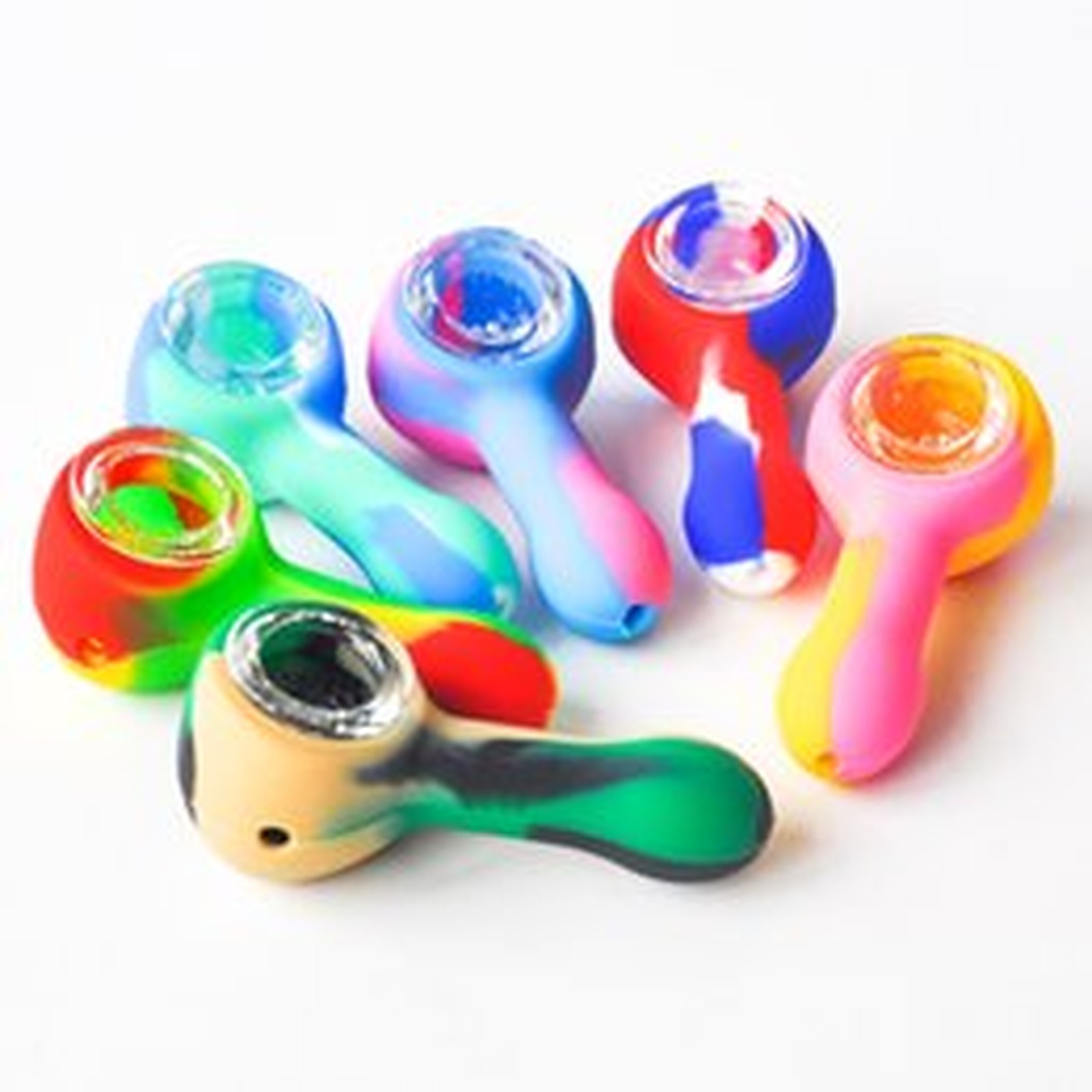 Photograph of product: Assorted Silicone Pipes