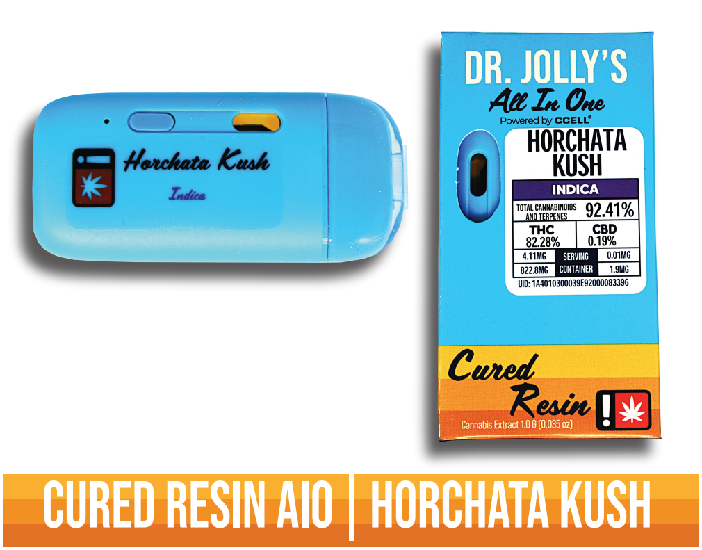 Photograph of product: Horchata Kush Cured Resin Disposable | 1g