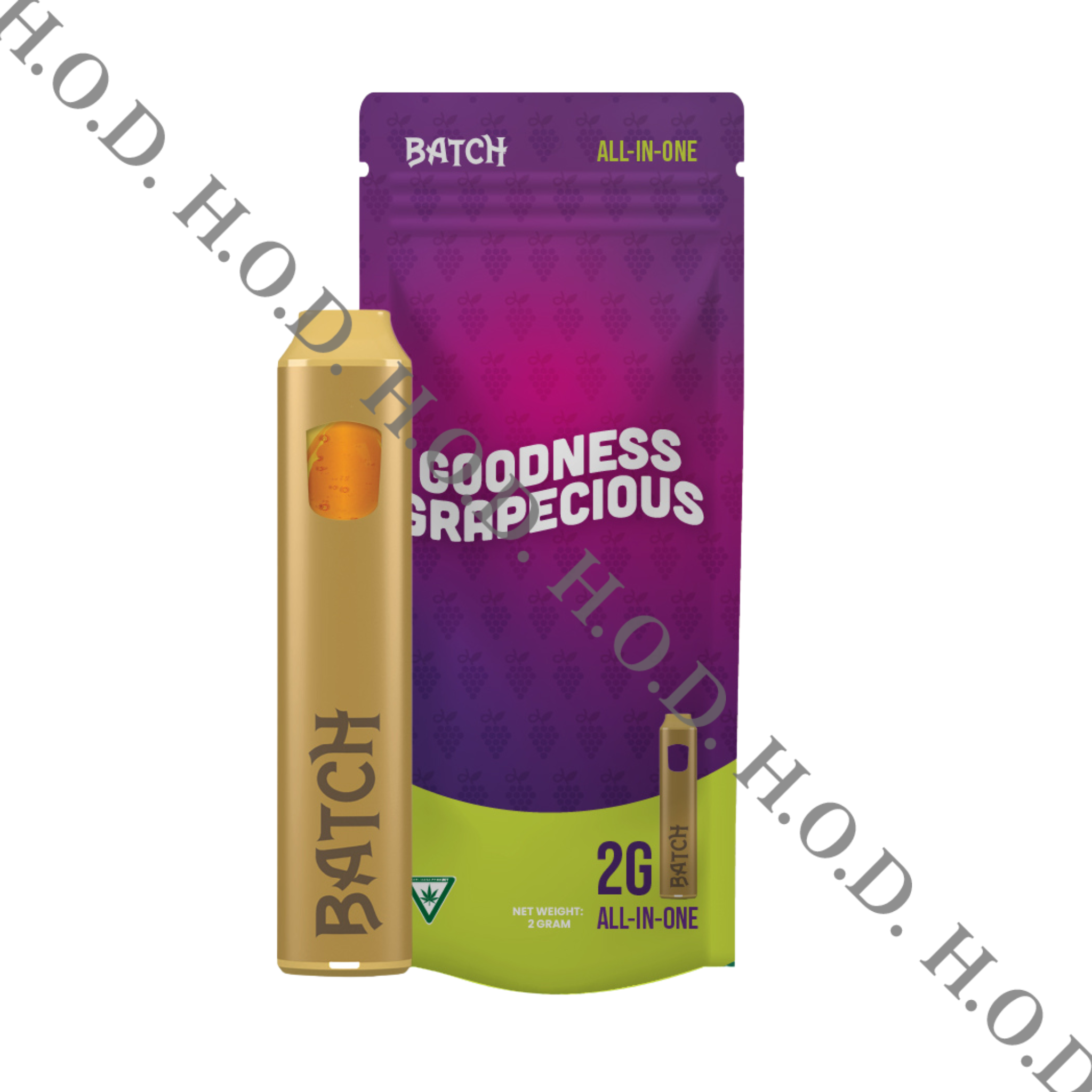 Photograph of product: Batch Goodness Grapecious Disposable 2g