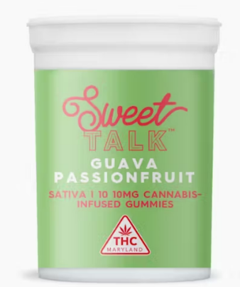 Photograph of product: Sweet Talk Gummies Guava Passionfruit 10mg