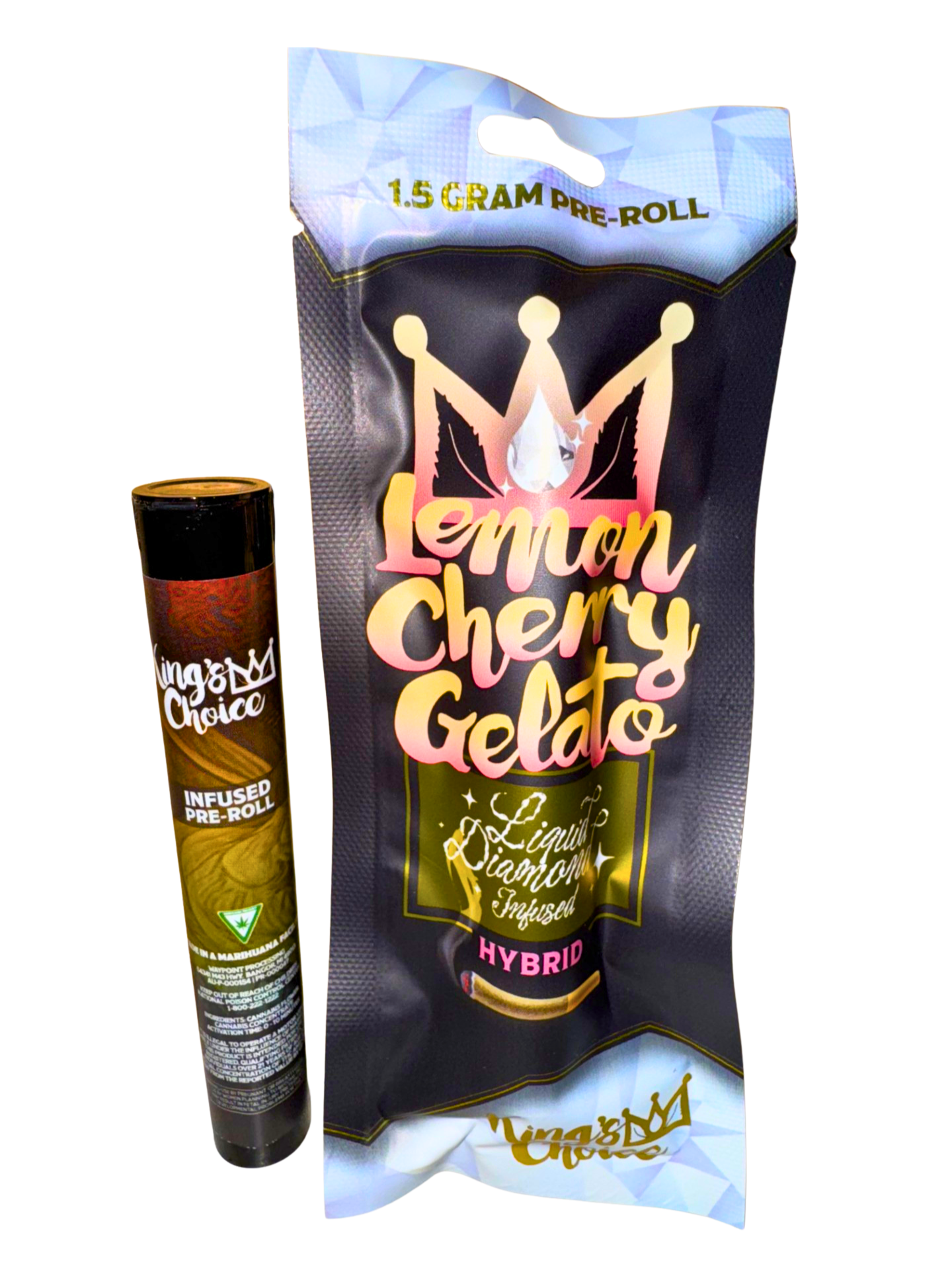 Photograph of product: Lemon Cherry Gelato Infused Liquid Diamond PR