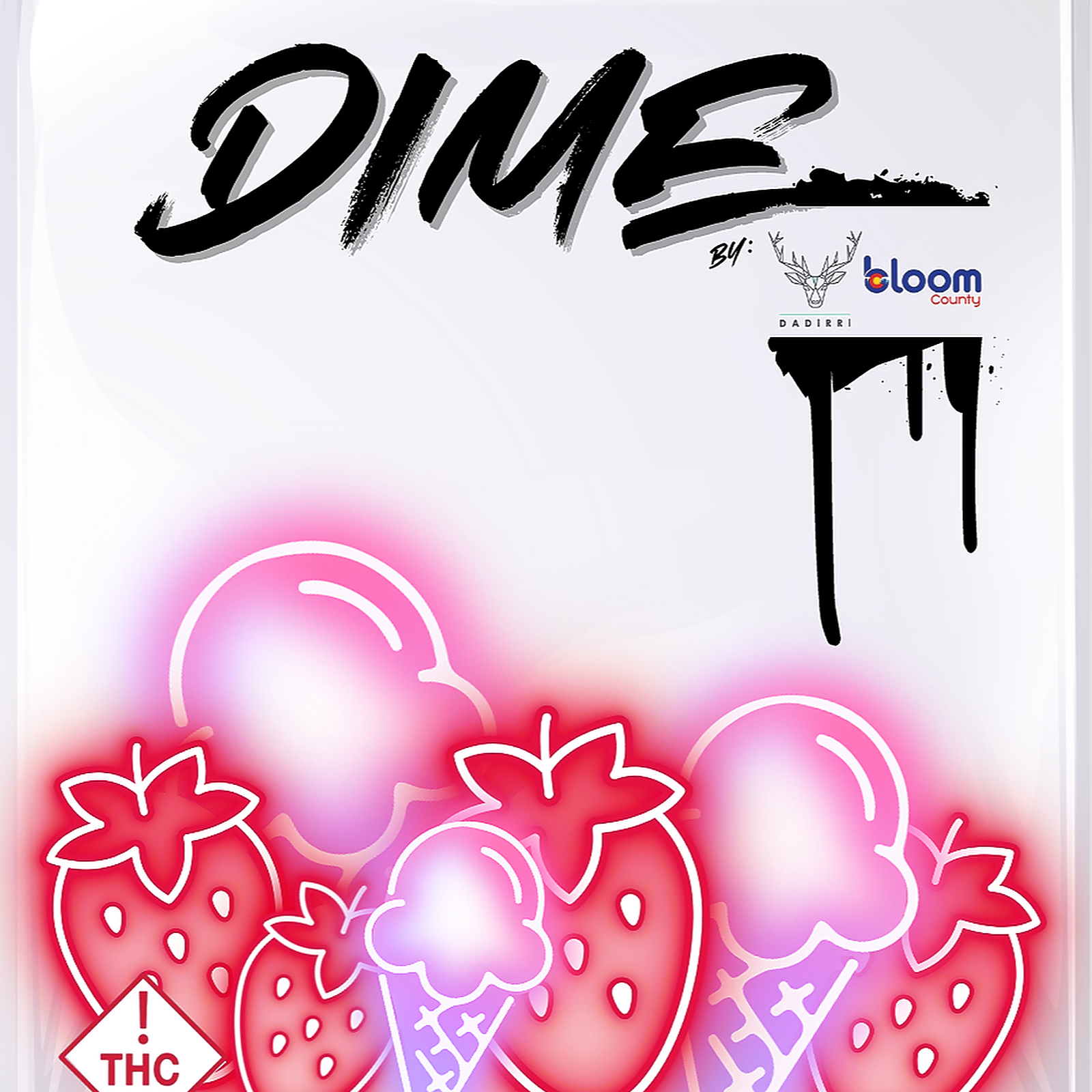 Photograph of product: Dadirri - Dime Bag - Strawberries and Cream