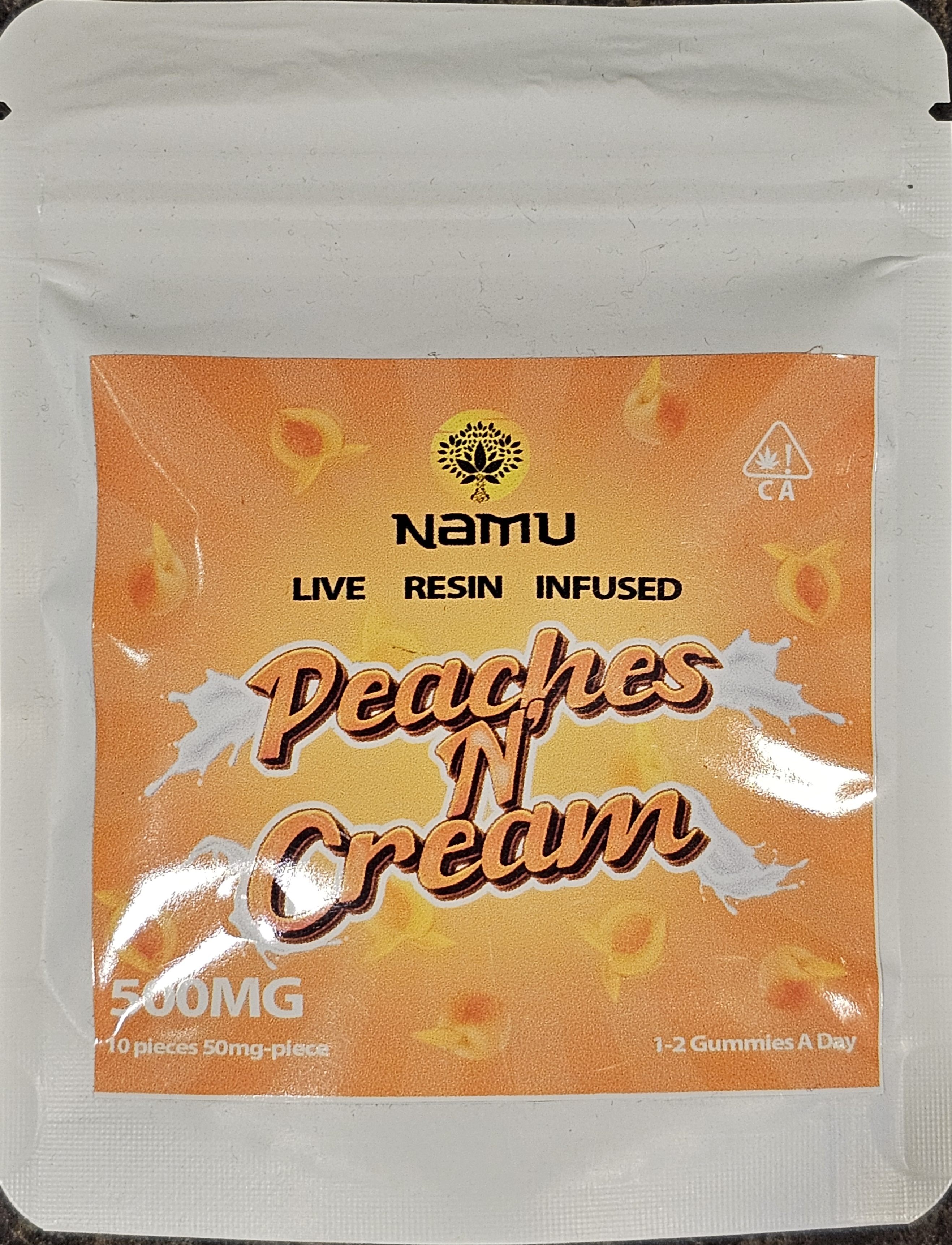 Photograph of product: NAMU | LR TOKOYO PEACH | 500MG