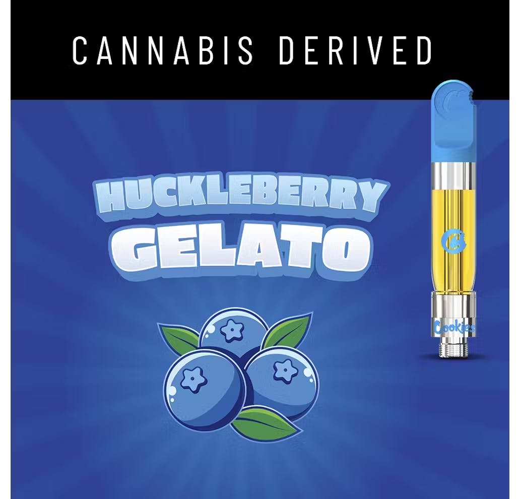Photograph of product: Huckleberry Gelato - 1g Oui'd Derived Cartridge