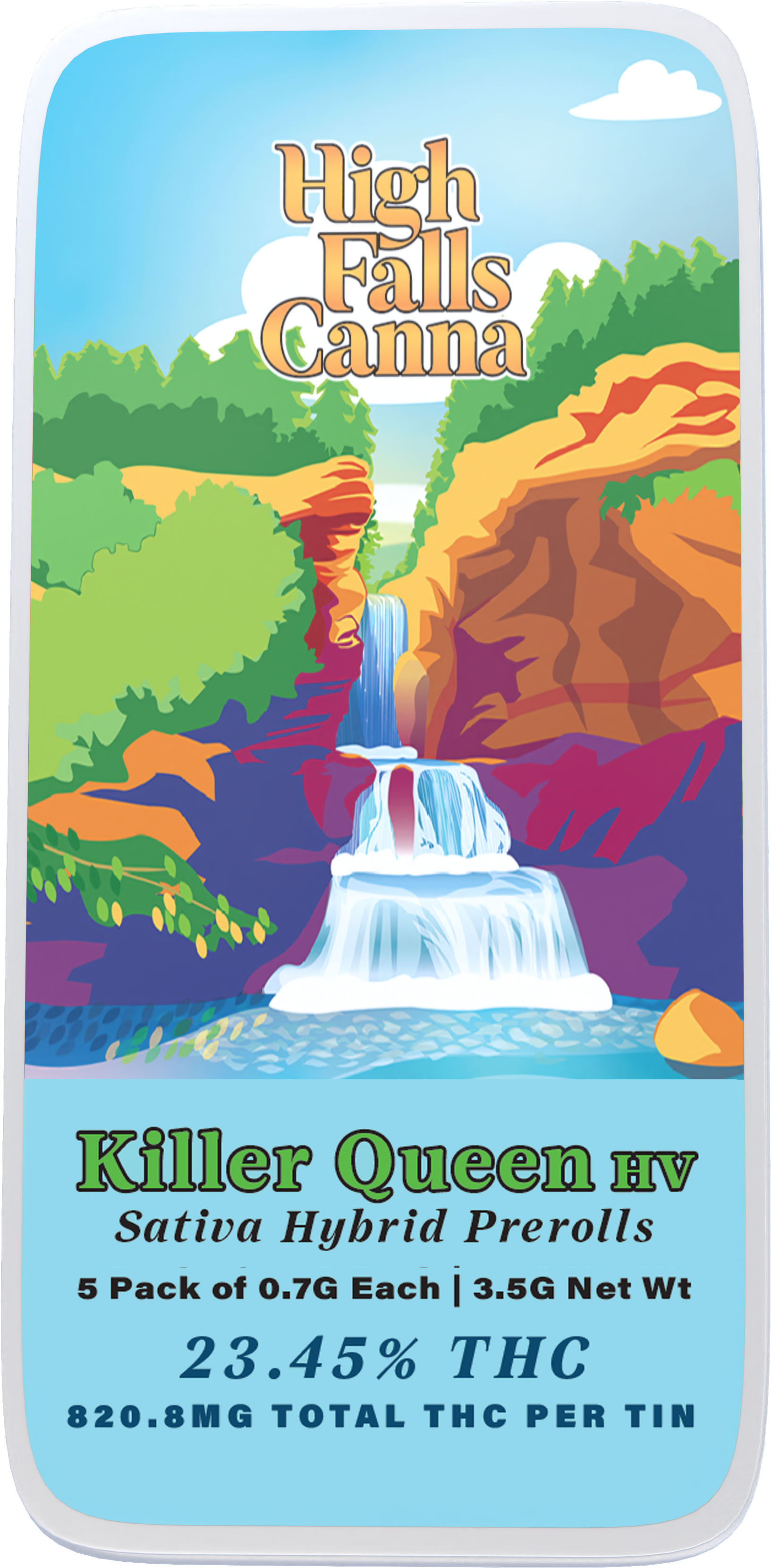 Photograph of product: High Falls - Killer Queen - Prerolls (5 Pack)