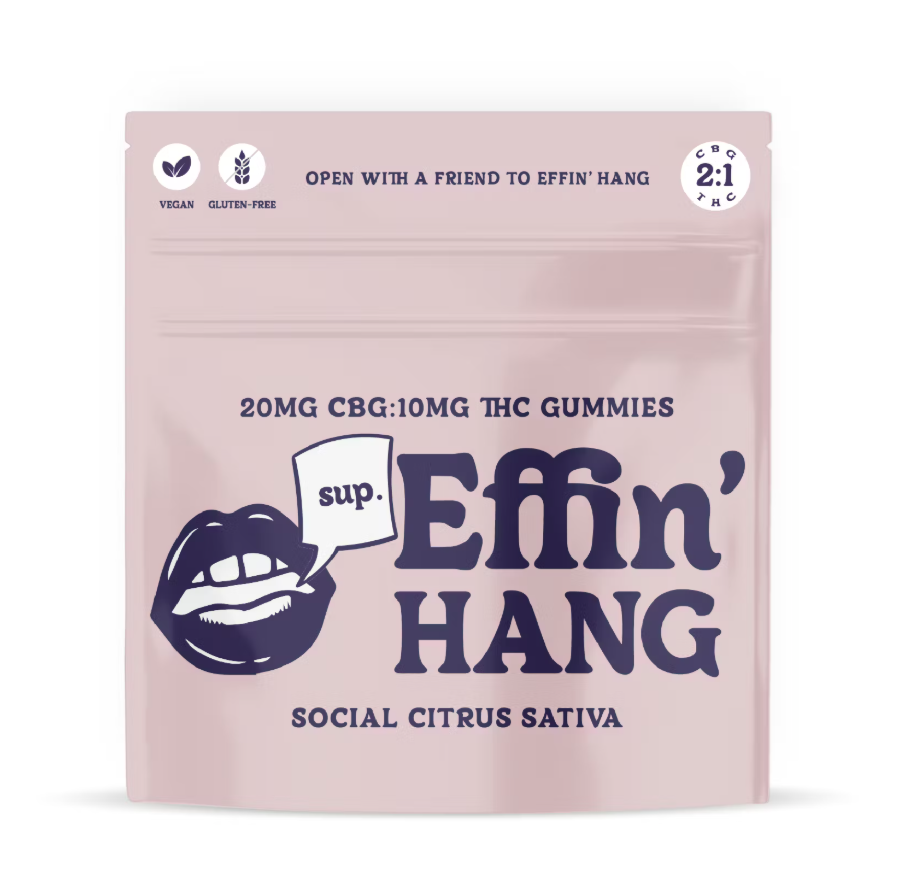 Photograph of product: Gummy Effin'-Hang Social Citrus 2:1 CBG/TH-oui [10pk] | 100mg