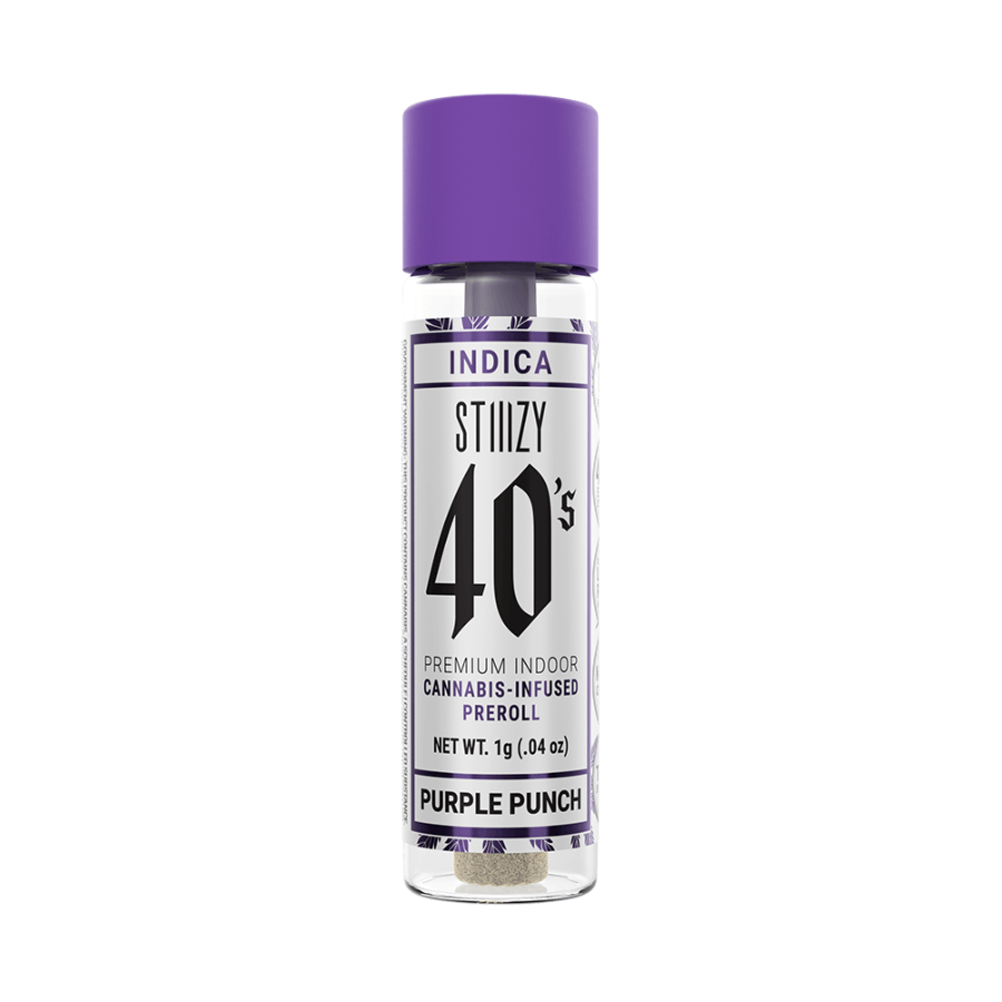 Photograph of product: 40's Infused Preroll Oui'd Purple Punch 1g