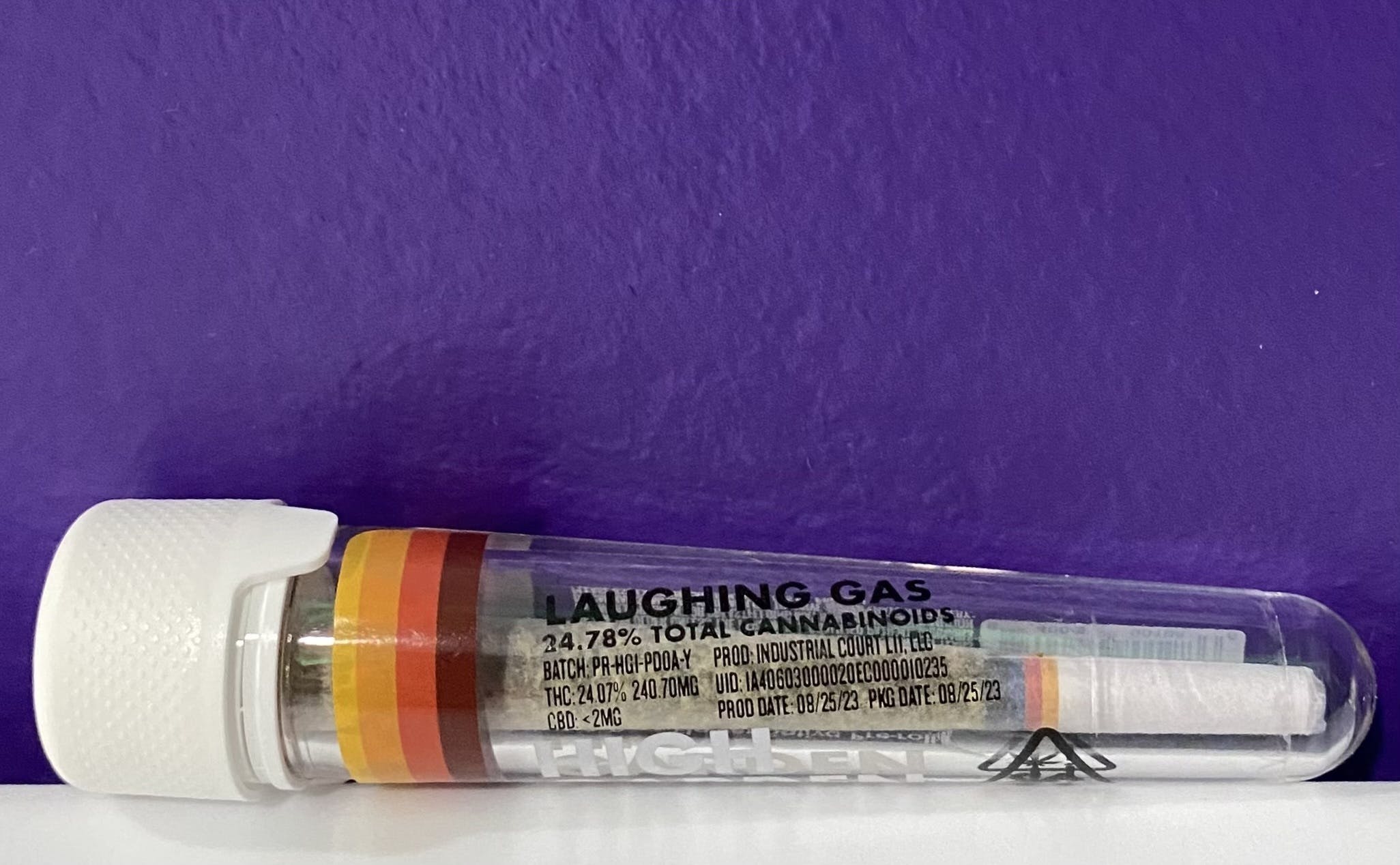 Photograph of product: High Garden - Laughing Gas 1g Pre Roll