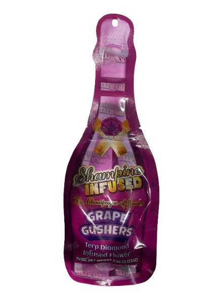 Photograph of product: Shampine Infused Flower 1/8 - Grape Gushers (3.5g)