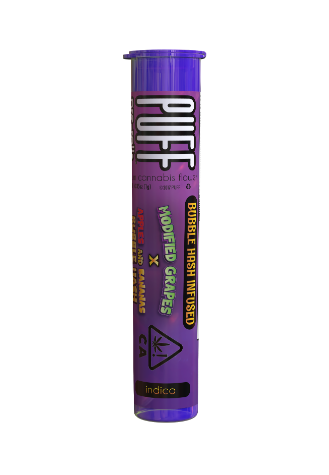 Photograph of product: Modified Grapes x Apple Bubble au chocolat Pre Roll s and Bananas
