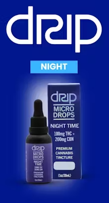 Photograph of product: Micro Drops | 2:1 200/100mg CBN/TH-oui Night Time Tincture