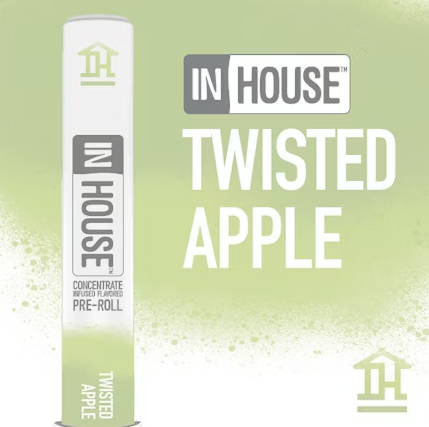 Photograph of product: In House Twisted Apple Infused Preroll