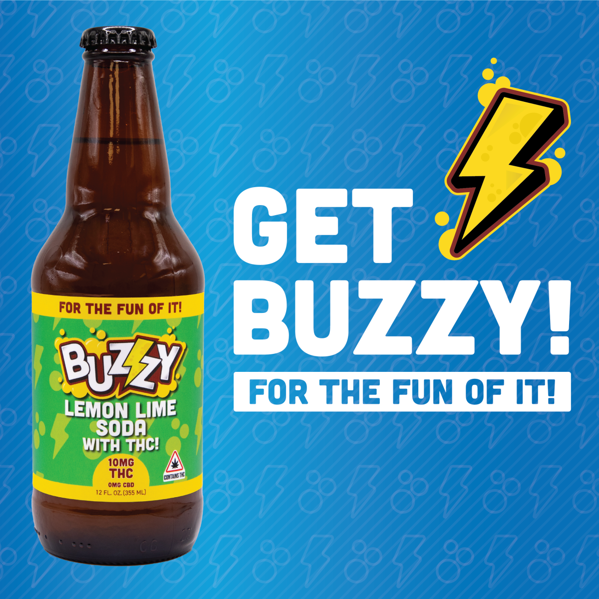 Photograph of product: Buzzy - Buzz Mountain Soda 10MG