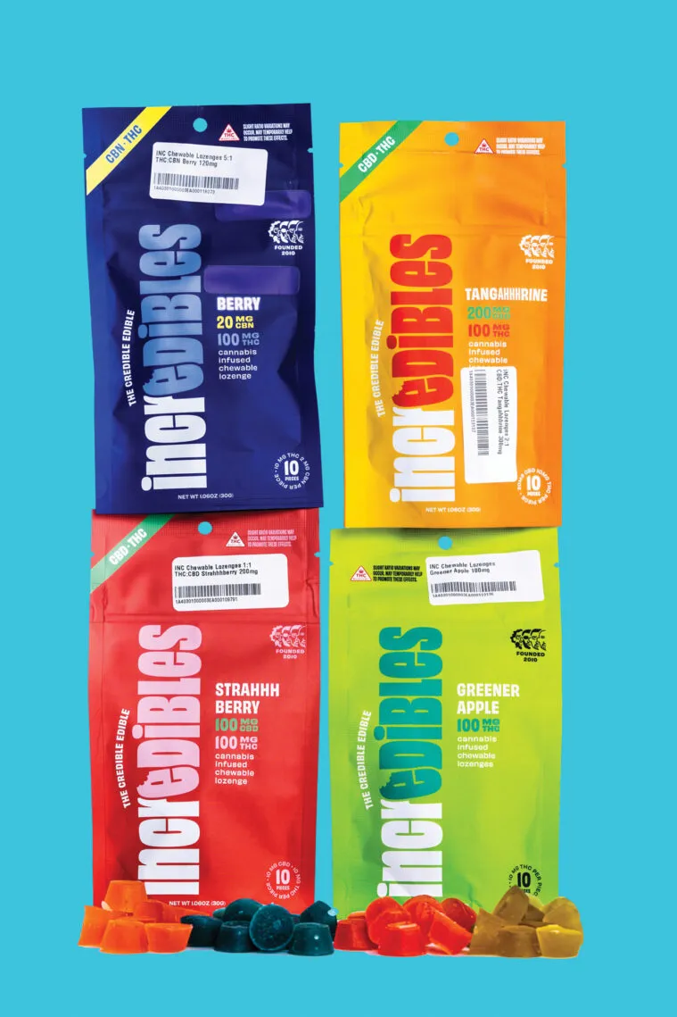 Photograph of Product: 100mg Gummies | Incredibles - | 50 Shades of Grape