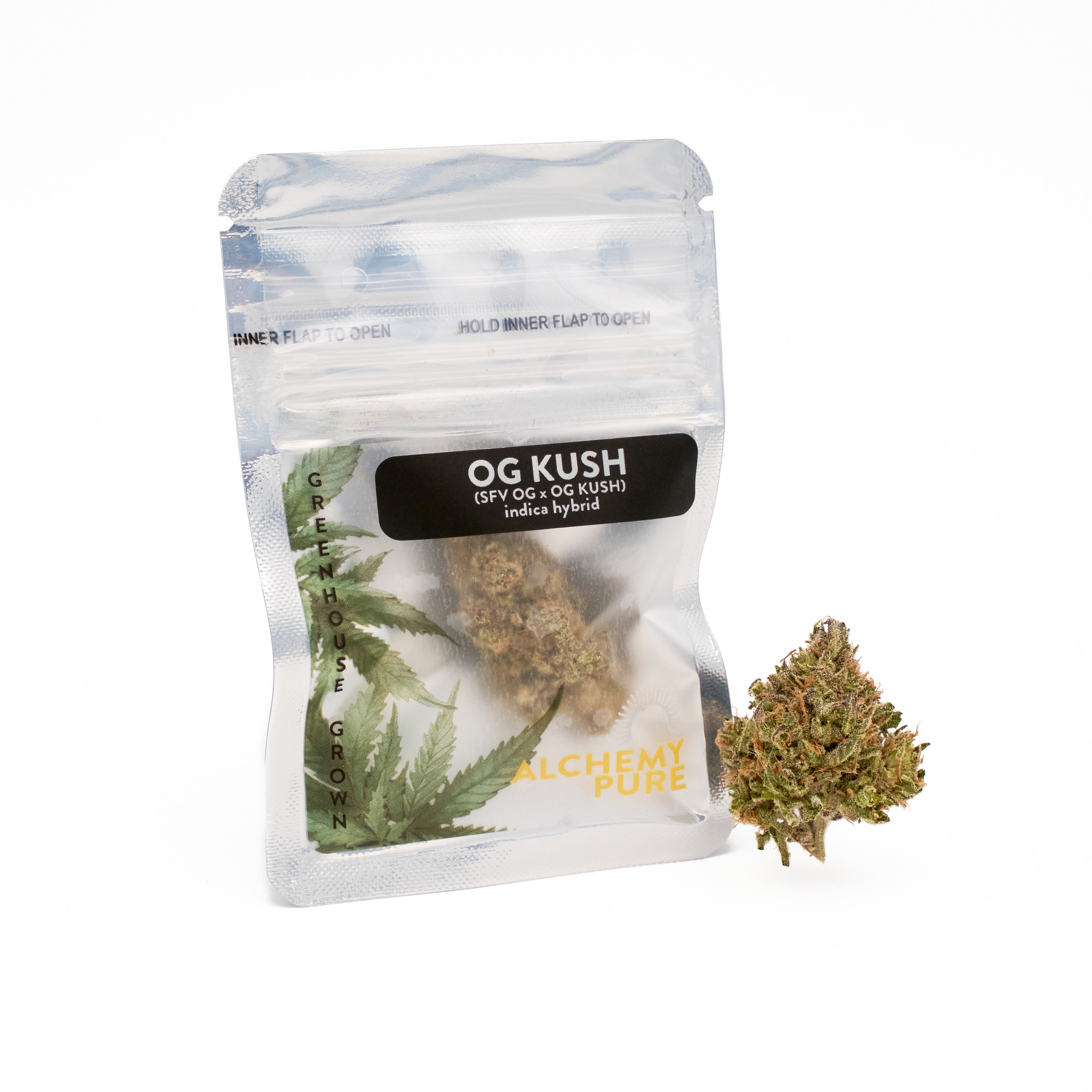 Photograph of product: OG Kush | Flower | Dime | 0.7g (IDH)
