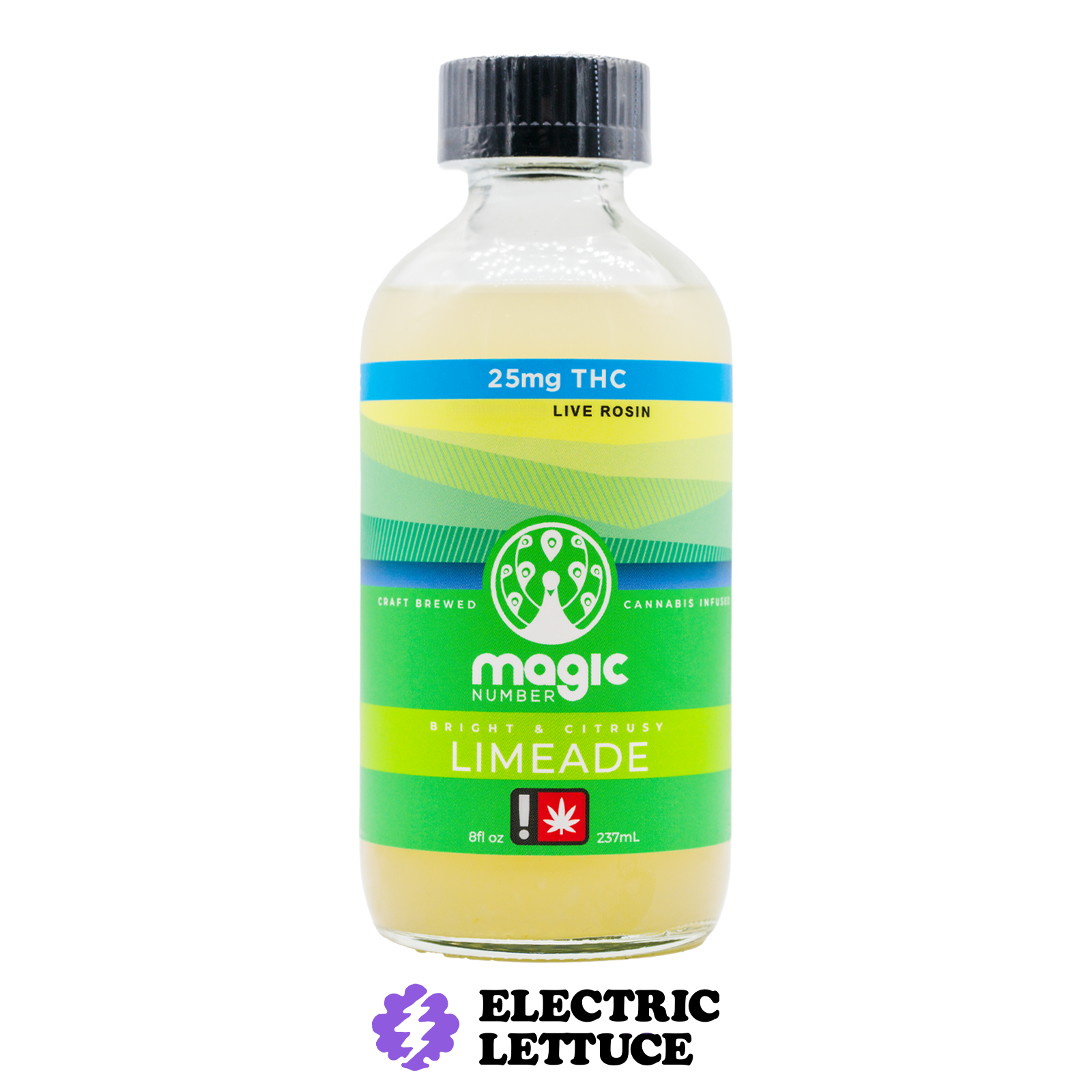 Photograph of product: Magic Number Rosin Limeade 100mg