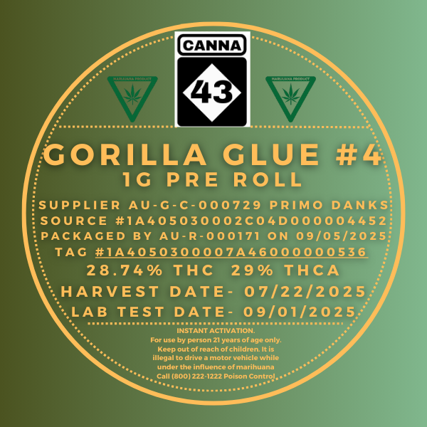 Photograph of product: Gorilla Glue #4 PR