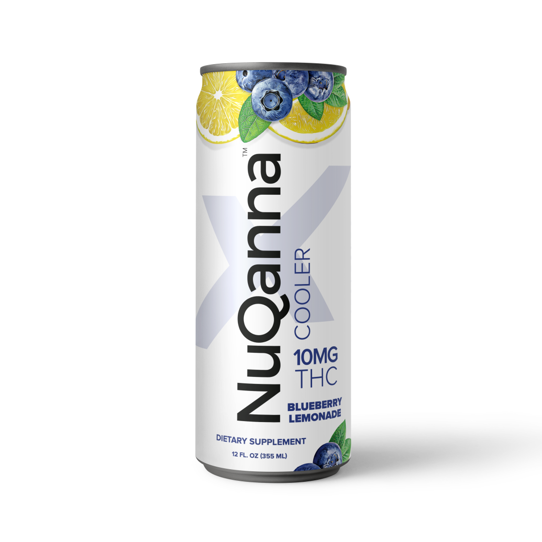 Photograph of product: Nu Qanna X 10mg TH-oui Cooler - Blueberry Lemonade