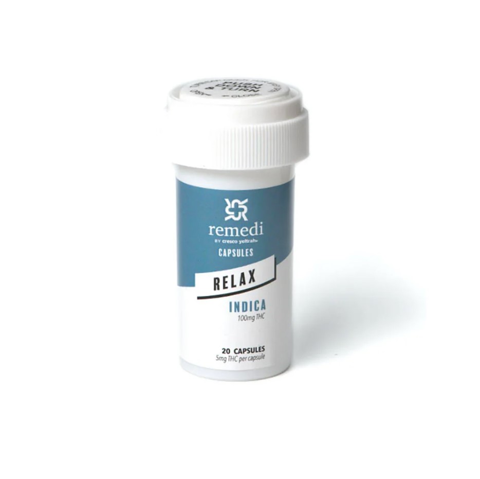 Photograph of product: Remedi Relax Capsules 10mg (10pk)