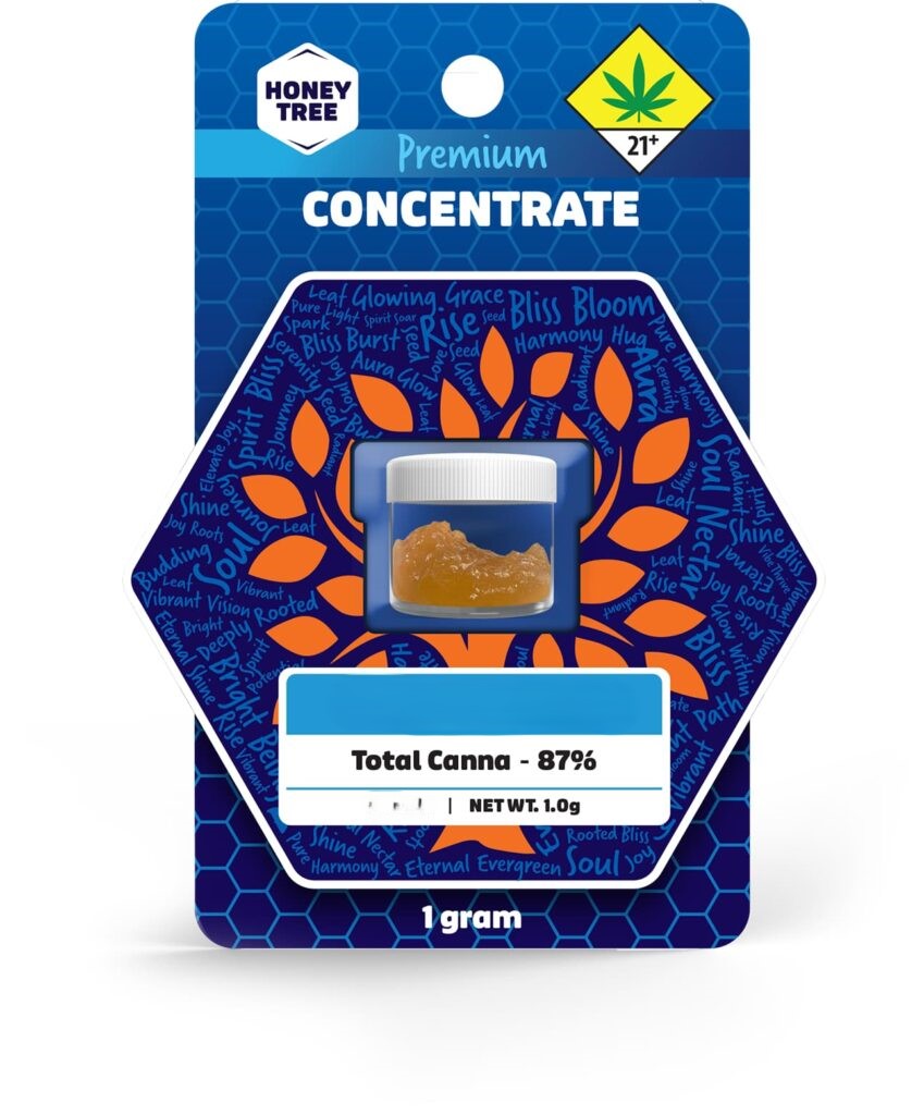 Photograph of product: Honey Tree | Sundae Mintz | Terp Batter | 1g | Oui'd