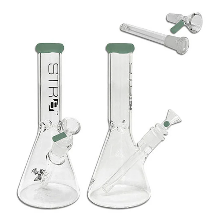 Photograph of product: STR8 10" Water Bubbler Beaker- Mint Green