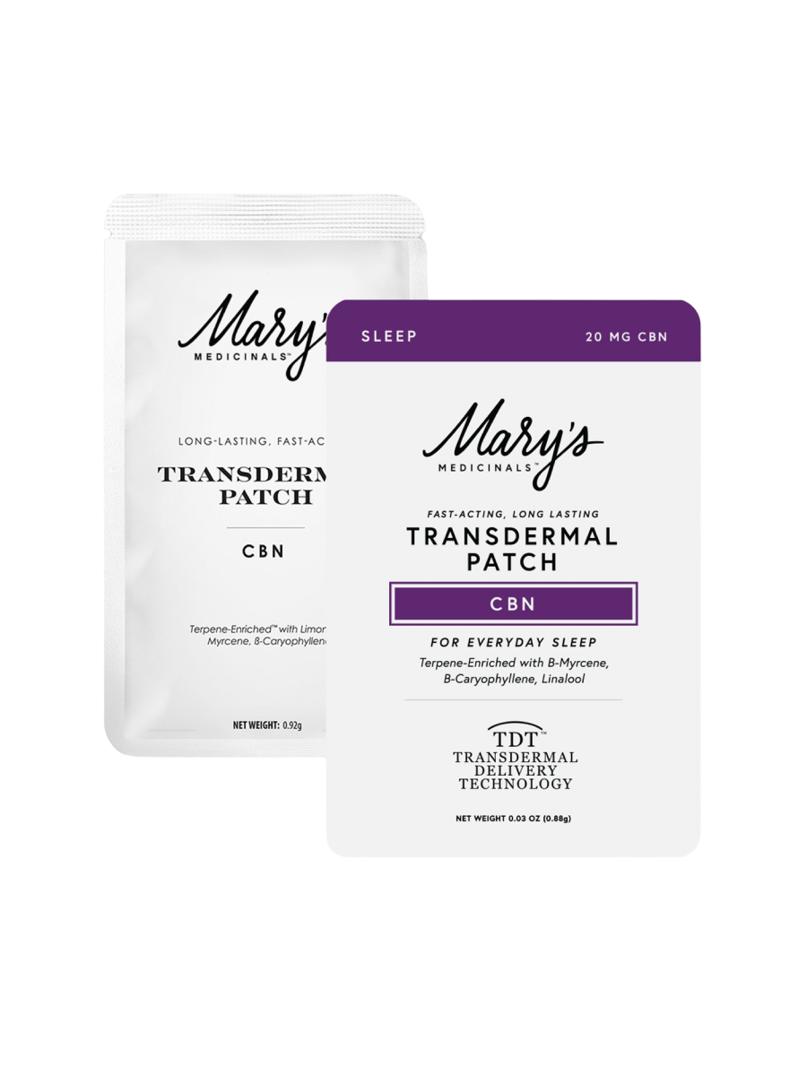 Photograph of product: Mary's - 20mg CBN Transdermal Patch - Sleep