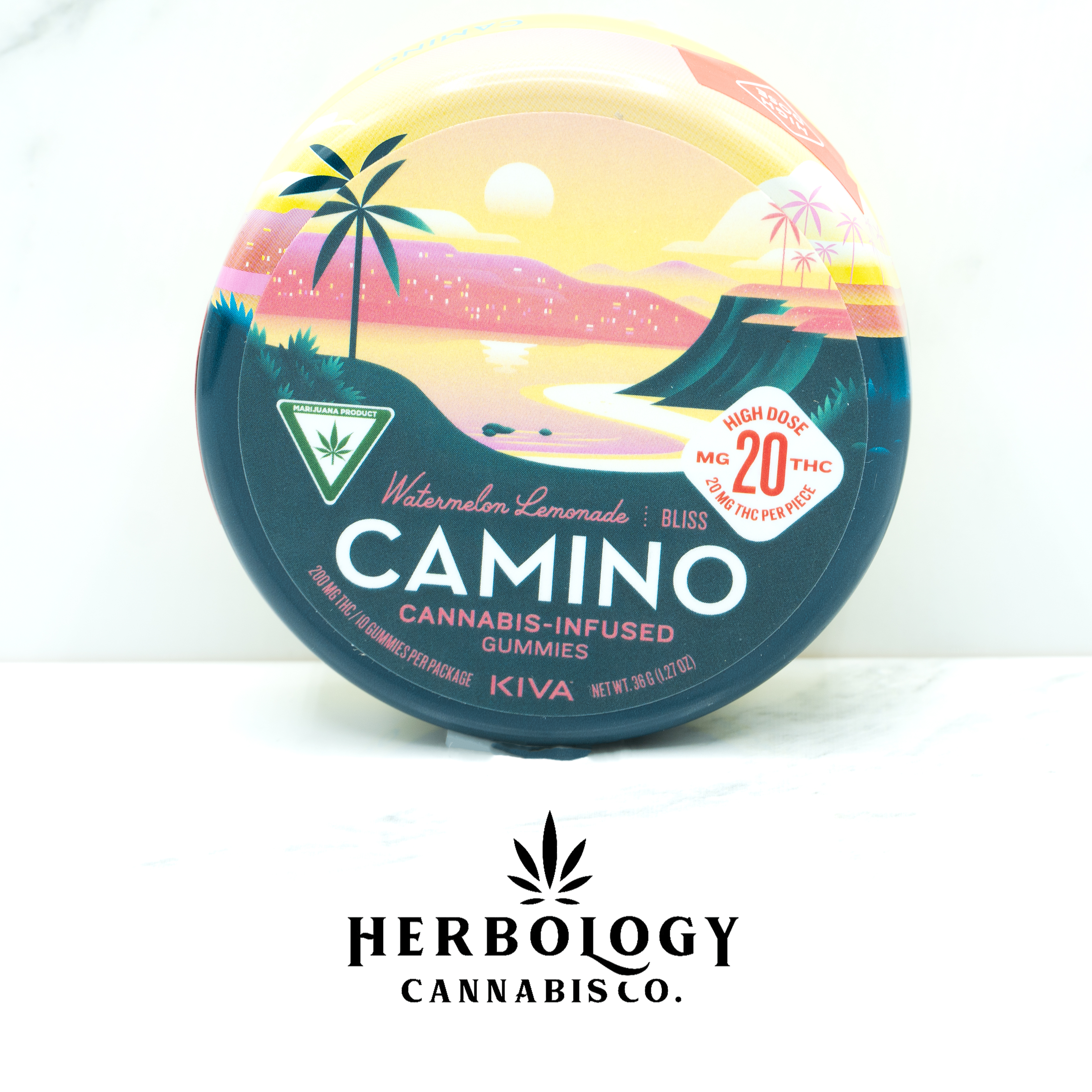 Photograph of product: Camino | Gummy | Watermelon Lemonade | 200mg