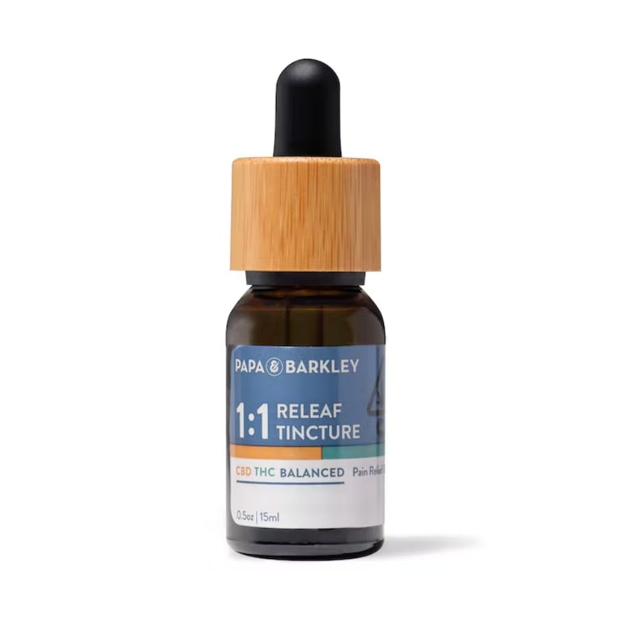 Photograph of product: Papa & Barkley - 1:1 Releaf Tincture - 15ML