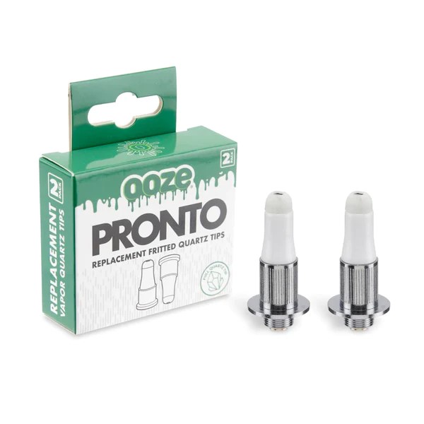 Photograph of product: Ooze Pronto - Replacement Fritted Quartz Tips 2pk