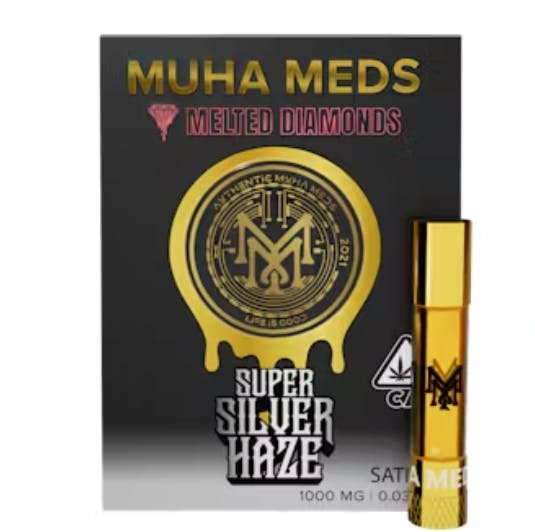 Photograph of product: Super Silver Haze | 1g Diamond Cartridge - 