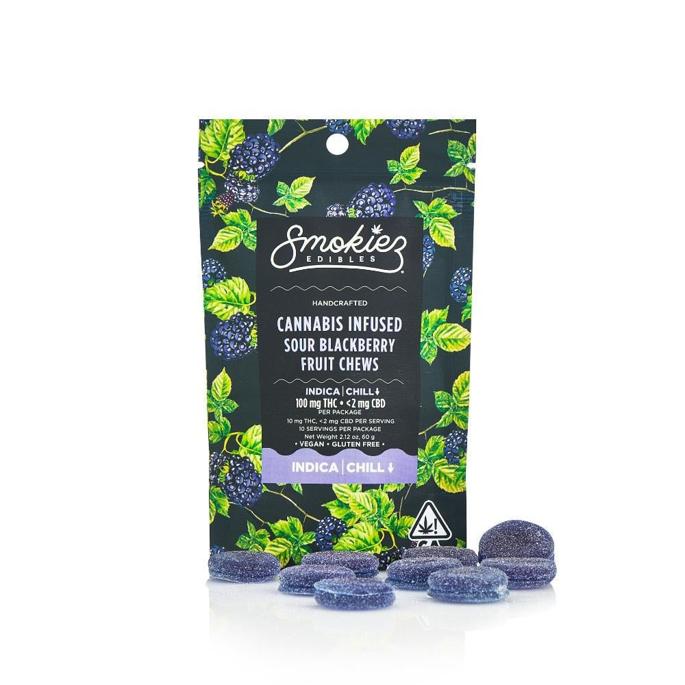 Photograph of product: Smokiez - Sour Blackberry 10pk
