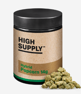 Photograph of product: Popcorn Flower | High Supply | Papaya Fumez - 14g