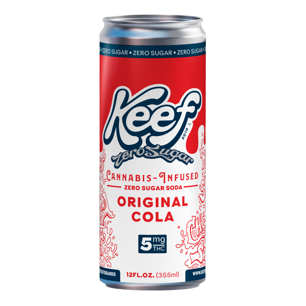 Photograph of product: 0 Sugar Cola - 5mg infused soda