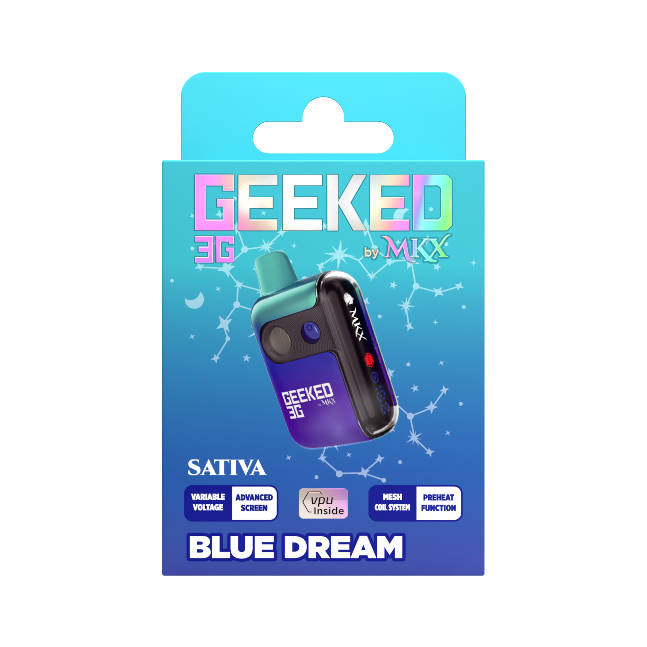 Photograph of Product: Blue Dream Geeked Disposable | 3g
