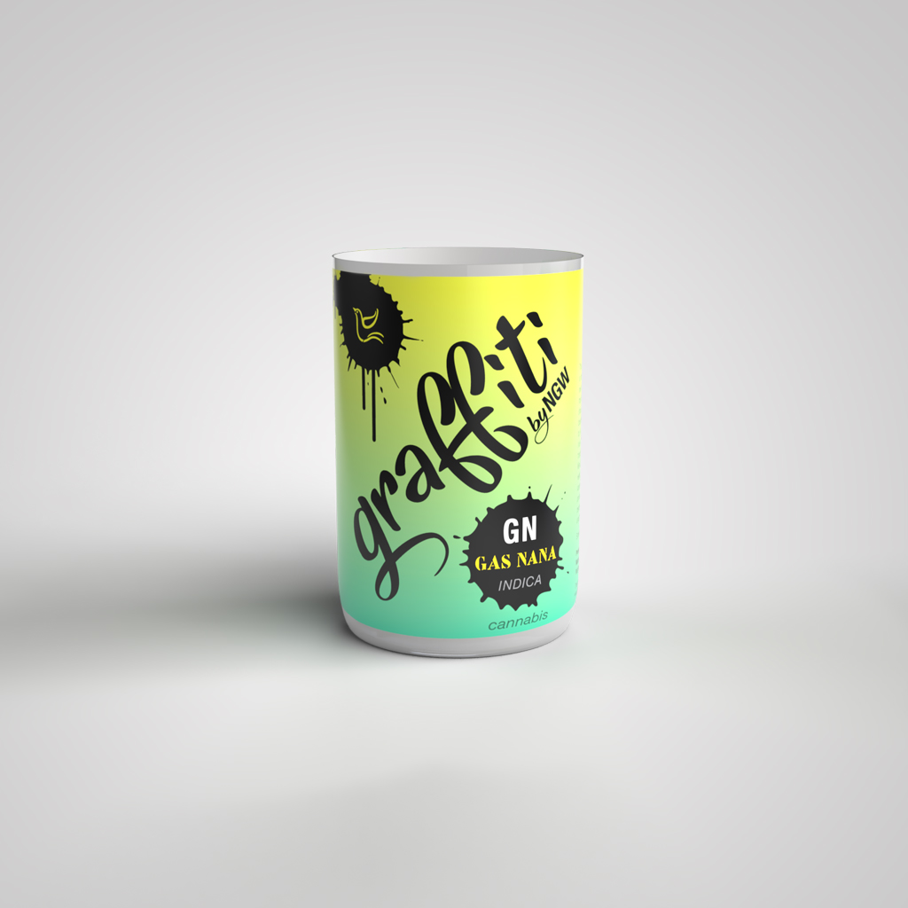Photograph of product: Gas Nana | 3.5g | Graffiti