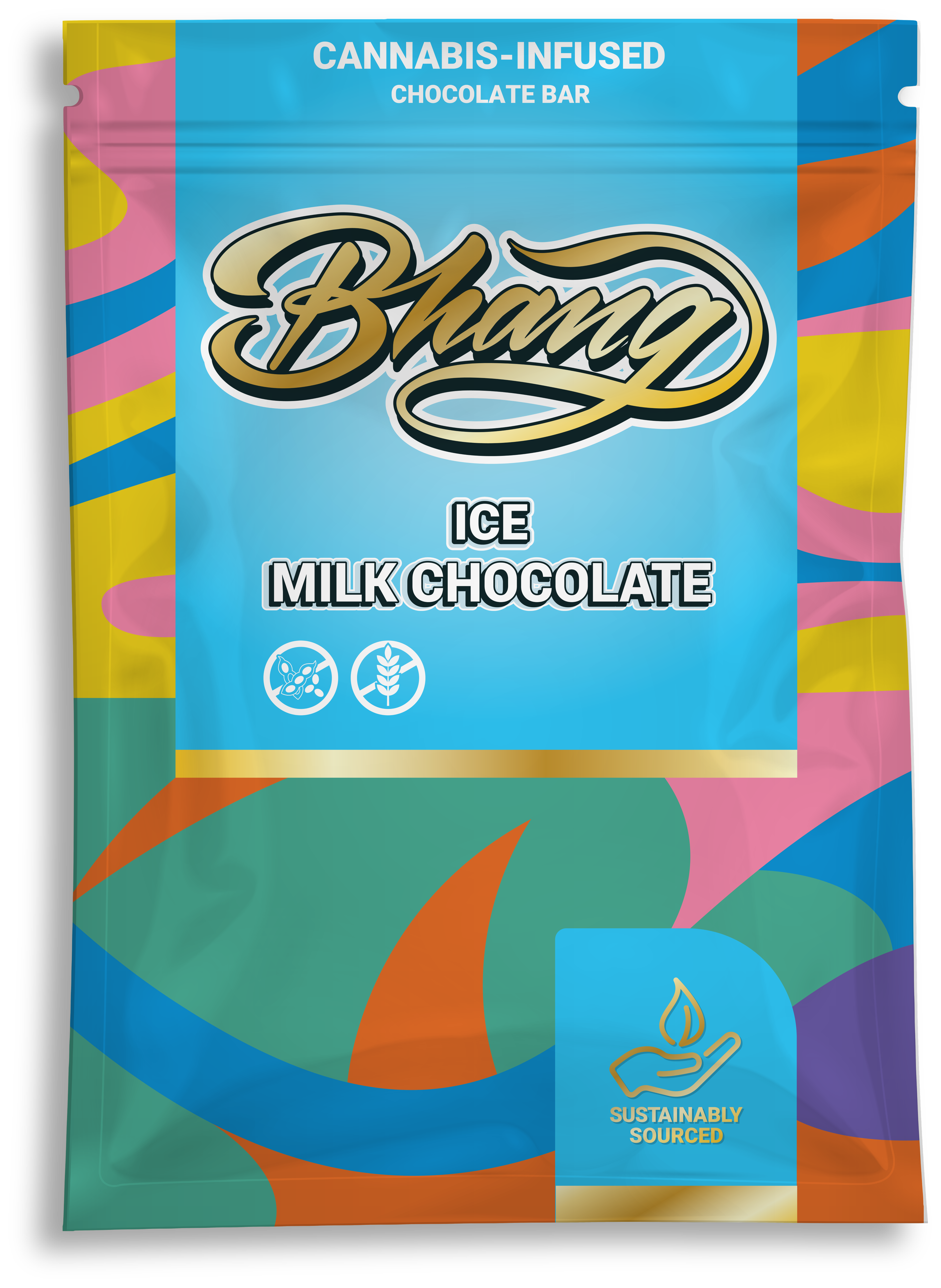 Photograph of product: Bhang | 100mg Bar | Ice Bar (Oui'd)