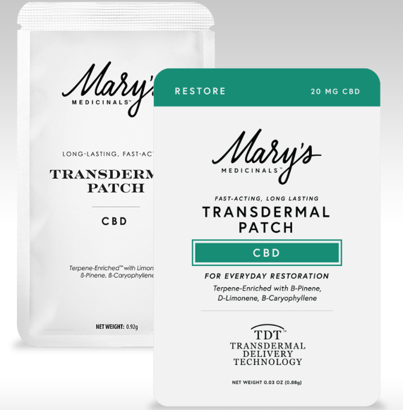 Photograph of product: Mary's Medicinals - Restore Transdermal Patch - 20mg CBD