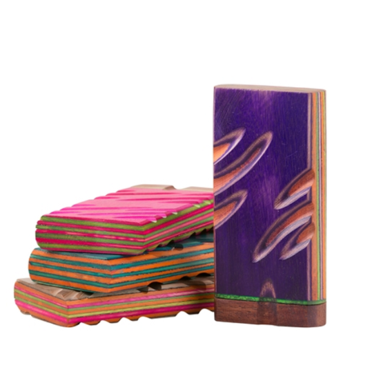 Photograph of product: LUVBUDS - DUGOUT - BASIC WOOD WITH ONE HITTER - 3"
