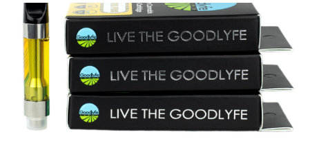 Photograph of product: Goodlyfe: Red Raspberry Kush 1G Cartridge