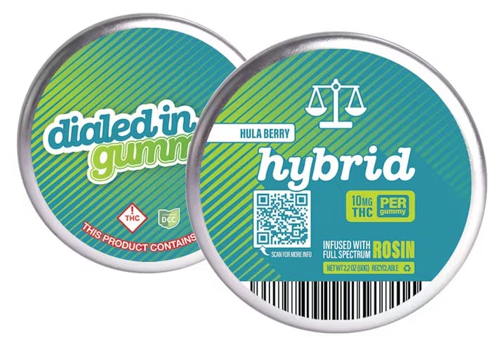 Photograph of product: Hula Berry Rosin Gummies 100mg (H) [10pk] - 
