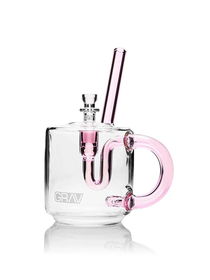 Photograph of product: GRAV Coffee Mug Bubbler - Pink