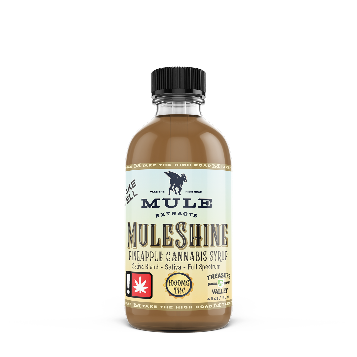 Photograph of product: PINEAPPLE MULESHINE FULL SPECTRUM SYRUP