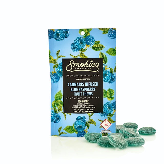 Photograph of product: Blue Raspberry | Oui'd 100MG